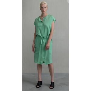 Humanoid Della D Midi‎ Dress Blue Size XS